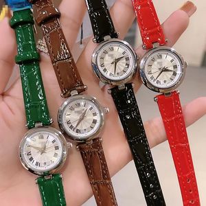 Womens Watch Quartz Movement Japanese Batteries Rostfritt stål Remsfall Livsklass Roteston Dial Fashion Style Designer Watche Montre Anlog Clock Luxury Cool