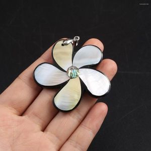 Pendant Necklaces Necklace Natural The Mother Of Pearl Exquisite Flower-Shaped For Jewelry Making DIY Accessory