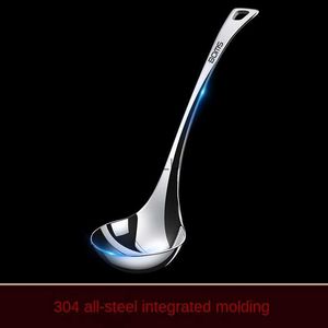 304 Rostfritt stål soppsked durgagentgrötslån Nudelsked Hot Pot Spoon Hushåll Soppa Sked Soppa Läckage Meat HKD230810