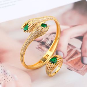 Designer Diamond Snake Bracelet Palheletes de jóias de ouro de 18k para mulheres garotas femininas, filha do ringue de luxo para a festa de casamento de judeus engajados noiva