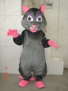 Rat Vole Field Mouse Mascot Costume Cartoon Character Costumes mascot costume Fancy Dress Party Suit