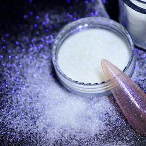 Nagel glitter 50g lila stjärnbelysning vita naglar konst sockerpulver tillbehör Färgglada mousserande pigment Glänsande dekorationsmaterial