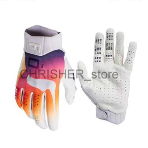 Cykelhandskar Fashion Men Sports Riding Bike Motocross Handskar Motorcykeltillbehör MX MTB ATV Off Road Gloves Winter Gant Moto Cross Glove X0824 X0823