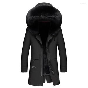 Trench de trincheira masculino Black Men Men sobretudo Rex Liner Facção Supere Jackets Male Longo Casual Casual Casual Casal Casal