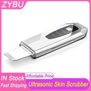 Ultrasonic Skin Scrubber Peeling Blackhead Remover Deep Face Cleaning Ultrasonic Ion Ance Pore Cleaner Facial Shovel Cleanser Skin Care Beauty Instrument