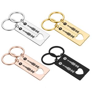 Keychains colhedos 2 Spotify personalizado Código de keychain Keychain Music Music Music Keyring Spotify Spotify Birthday Jewelry Gift for Friend 230823