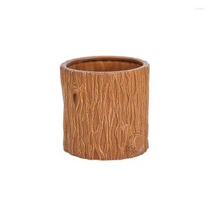 Vaser retro keramisk potten grön växtblommor bonsai grov keramik saftig kreativ liten grossist