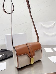 حقيبة مصمم العلامة التجارية الكلاسيكية لينة خمر كيس القماش حقيبة Crossbody