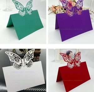 Wedding Decorations Laser Cut Butterfly Table Name Place Card Setting Wedding Party Supplies 1000 pcs ZZ