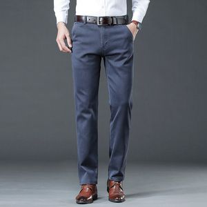 Men's Jeans Top Brand Comfort Straight Denim Pants Business Casual Elastic Male High Quality Trousers 230824