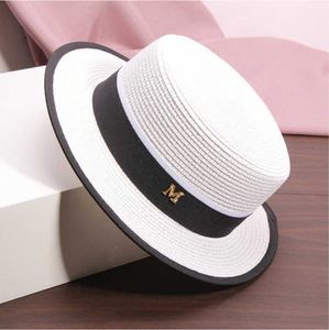 FURTALK Summer Straw Hat For Men Women Sun Beach Jazz Panama Fedora szeroka czapka ochronna z skórzanym paskiem