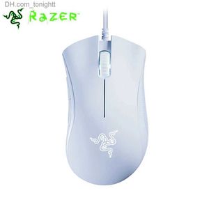 Razer DeathAdder أساسية Wired Gaming Mouse Mice 6400DPI المستشعر البصري 5 أزرار مستقلة لجهاز الكمبيوتر المحمول Gamer Q230825