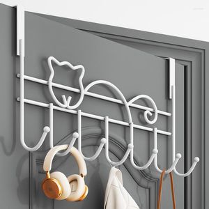 Hangers Door Hook Without Punching Clothes Detachable Bedroom Back Hat Rack Bag Storage Coat Hanger