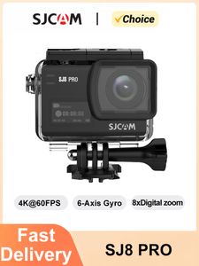 Weatherproof Cameras SJCAM SJ8 PRO Action Camera 4K 60FPS WiFi Sports DV 230825