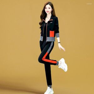 Women's Two Piece Pants Leisure Sports Fashion Sweater Loose And Fashionable Set 2023 Autumn Comfortable Womens Wear