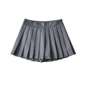 Preppy Style Age Reducing Girl Pleated Skirt Short Female Summer Korean High Waist Suit Drooping Sense Anti