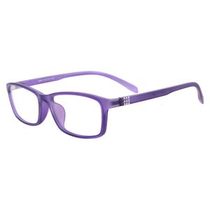 Solglasögon ramar män kvinnor rektangulära glasögon plast tr90 flexibel full kant glasögon för receptlinser myopia läsning 230824