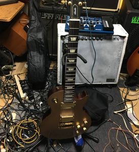 Studio Gold Metalik Boya Çeşitli EMG89 81TW PA2 Piezo 2 Anahtarlama Elektro Gitar Resimler