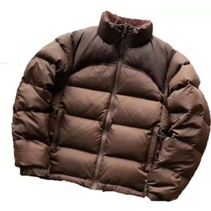 Womens Brown Puffer jacket Parkas Down Jackets Mens Stylist letter Black windbreaker Famous brand Couple Outerwear for female Shor1716