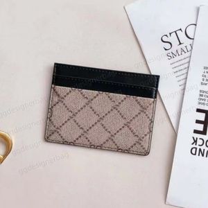 Fashion Girls G Card Holder Ladies Designer Coin المحافظ للرجال Womans Leather Leather Key Ring Cards Bag Bag Documents Passport Absorts Pouch