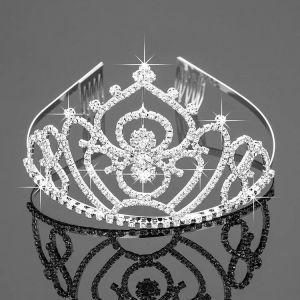 Tiaras de noiva com strass, joias para casamento, acessórios para festa de aniversário, coroas de cristal, acessório de casamento zz