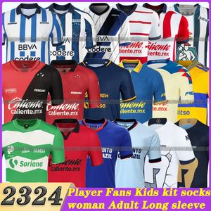 2023 2024 CF Monterrey Soccer Jerseys G.Berterame Football Men and Kids Shirt