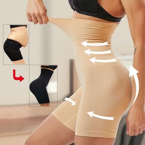 Vita pancia Shaper Shapewear per le donne Mutandine da allenamento alte Guaina dimagrante Controllo Hip Butt Lifter Pantaloncini Ladies Mid Coscia Corpo 230825