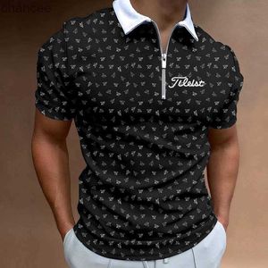 Summer Korea Golf Hot Men's New Polo Shirts High Quality Breathable Polo Shirt Short Sleeve Tops Leisure Wear Man T-shirt HKD230825