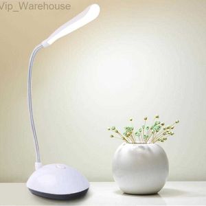 Table Reading Lamp For Study LED Desk AAA Battery Powered Lamp No Include Dimmiable Mini Smart Rechargeable Eye Protection Lamp HKD230824