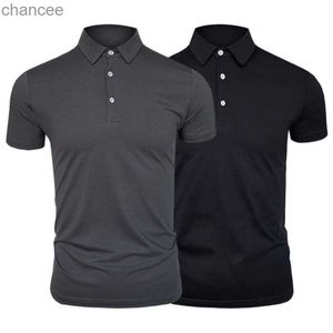 Streetwear Fashion Men Solid Polo Shirts Summer Nowe podstawowe męskie ubrania biznesowe Casual Work Ubranie wszechstronne krótkie topy 5xl HKD230825