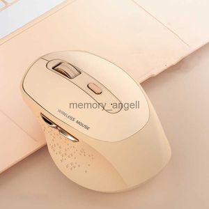 6 Keys Kablosuz Fare 2.4GHz Kablosuz Bluetooth Fare USB Tip-C Şarj Edilebilir Sessiz Ofis Mouse 1200dpi Dizüstü bilgisayar için optik HKD230825