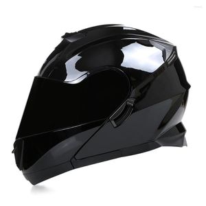 Capacetes de motocicleta Full Face Casco Moto Cool Motocross Capacete DOT ECE Flip Up Proteção de Segurança Homens e Mulheres M-XL