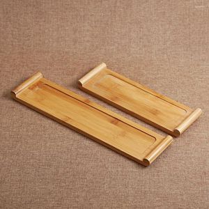 ティートレイアンティークリールデザイン長方形の竹トレイティーカップティーポットテーブル用の中国の伝統的なスタイル自然プレート