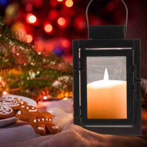 Taper Candlestick Holders Scented Lantern Table Lanterns Centerpieces Desktop Decor Tea Light HKD230825