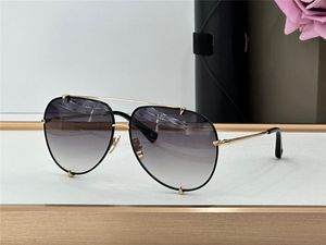 Neue Mode-Sonnenbrille 23007 TALON Herren-Design, Metall, Vintage-Brille, Pilotenrahmen, UV-400-Linse, Outdoor-Brille, Top-Qualität