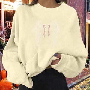 Fitnessstudio-Kleidung, Halloween, personalisierbar, bedrucktes Sweatshirt, lockere Größe, Damen-Sportshirt mit Fleece-Futter