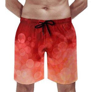 Herren-Shorts, Sunset Spots, Board, tägliche Herren-Strandhose, abstrakter Punktedruck, große Größe, klassisch