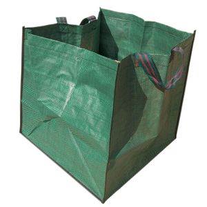 Trash Bags Large Capacity Garden Bag Reusable Leaf Sack Light Trash Can Foldable Garden Garbage Waste Collection Container Storage Bag 230824