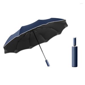 Şemsiye otomatik Çin şemsiyesi rüzgar geçirmez tasarımcı hafif iş düğün yağmur şapkası araba sombilla playa güneşlikleri