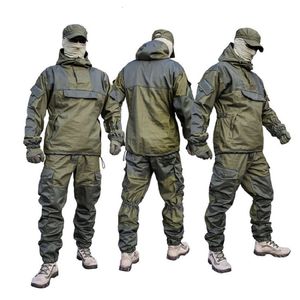 Outdoor T-Shirts GORKA 4 Tactical Camou Military Russia Combat Uniform Set Working Clothing Outdoor Airsoft Paintball CS Gear Training Suits 230825