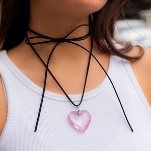 designer jewelry heart necklace designer chain for women couples silver pendant necklace crystal jewlery womens quality wedding engagement party necklaces