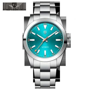 Cinturini per orologi PAGANI DESIGN Orologi da uomo Meccanici automatici per uomo Classe verde NH35A Orologio subacqueo in acciaio inossidabile con zaffiro di lusso 230824