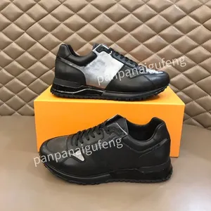 2023 Nya lyxiga kvinnor designer casual skor vit svart rosa blå röd kalv läder snörning sneaker gummi sula tränare flatplatform sneakers rd220806 39-45