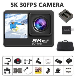 Telecamere resistenti alle intemperie Action Camera 5K 30FPS Ultra HD Impermeabile WiFi Sport Registrazione video ad alta risoluzione Mini 230825