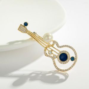 Broschen YYSUNNY Klassische Gitarre Für Frauen Mode Musikinstrument Corsage Anstecknadel Anzug Kleidung Zubehör Schmuck Geschenk