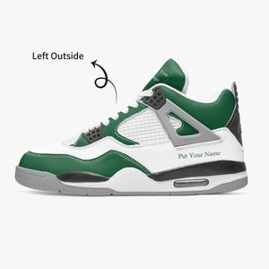 Mode DIY Schuhe benutzerdefinierte Basketballschuhe Herren Damen Sneaker Team Logo Muster Paar rot schwarz grün weiß Trainer Outdoor-Sport 36-46 A97