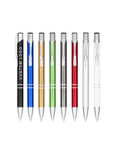 Ballpoint Pens Mase Metal Ball Pen Niestandardowe Pióry Ballpoint Dodaj reklamę Prezentację Premium Premium Personalized Giveaway 230825