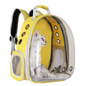 Appliances Portable Pet Carrier Bag Breathable Cat Bag Outdoor Travel Backpack for Cat and Dog Transparent Space Pet Backpack Bag for Cat