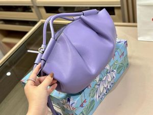 2023最新のLuojia Dumpling Bag、Cowhide Quality、One-Shoulder Portable Theo Fashion Women's Armpit Women's Name Bagシリーズ、ドアに届け、完全にライブを保持します