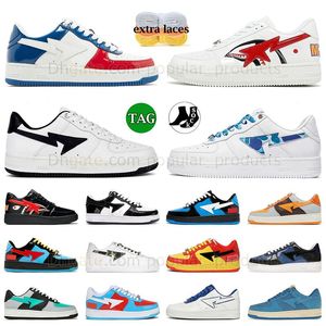 2023 New Pattern SK8 Casual Shoes Shark White France ABC Camo White Blue Mens Womens Sneakers White Black Camo Combo Pink Platform Shoes Walking Shoes Jogging Shoes